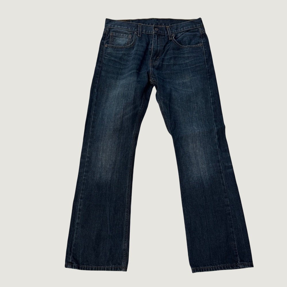 Levis 527 Slim Bootcut Jeans Mens 32x30 Dark Wash WaterLess 05527-4257